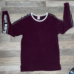 Pink Nation Maroon long sleeve
